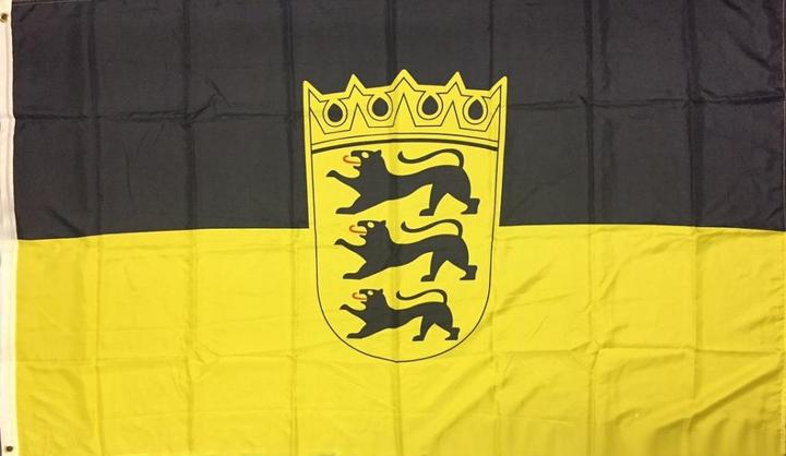 trends4cents Flag Baden-Württemberg 90 x 150 cm flag with 2 eyelets 100g/m² fabric weight hoist flag