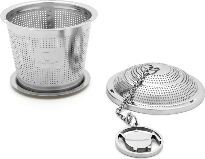 Actual product image Bredemeijer Tea infuser on chain with tray Stainless steel 191006