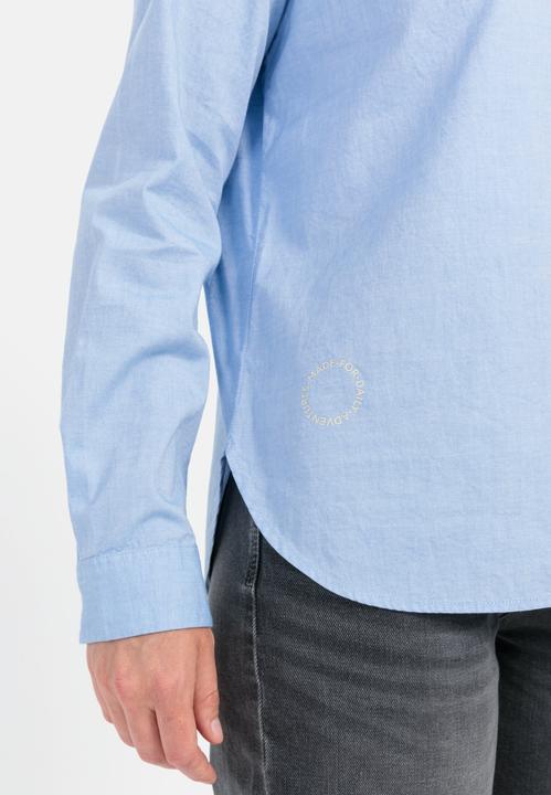 Image du produit Camel Active Langarm Bluse aus reiner Baumwolle (L)