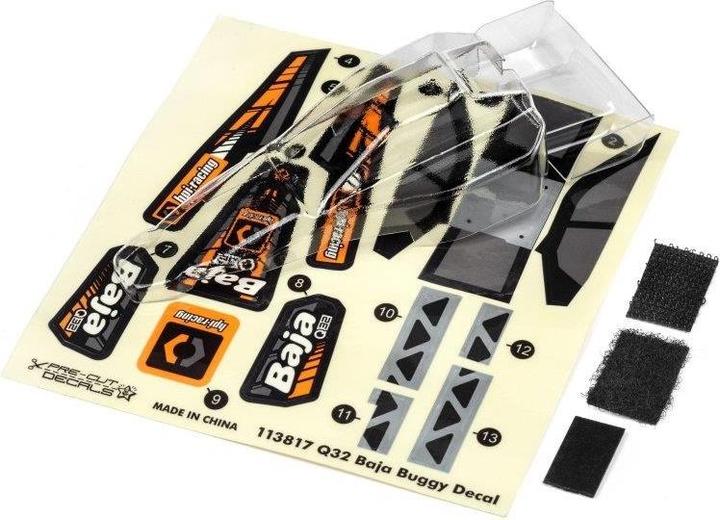 Produktbild HPI Q32 Karosserie Set Baja Spoiler (unbemalt)