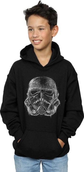 Produktbild Star Wars Stormtrooper Scribble Helmet Kapuzenpullover Jungen (152, 158)
