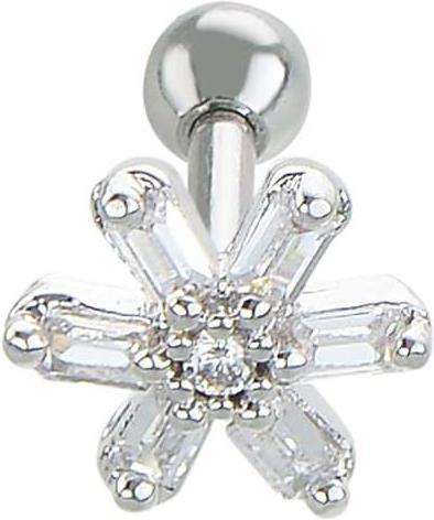 Bijouteria Ohrpiercing (Edelstahl, Kristall)