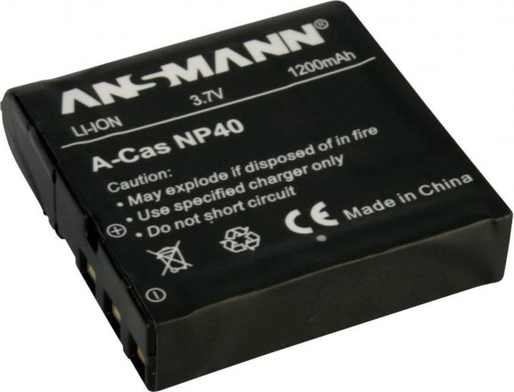 Actual product image Ansmann Casio NP-40 Battery (Rechargeable battery)