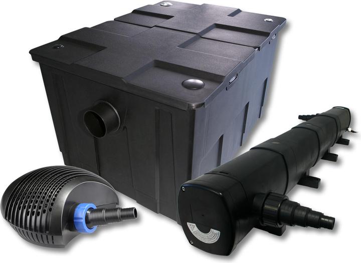 Actual product image SunSun Filter Set for 60000l Pond with 72W Pond Clarifier and 40W ECO Pump