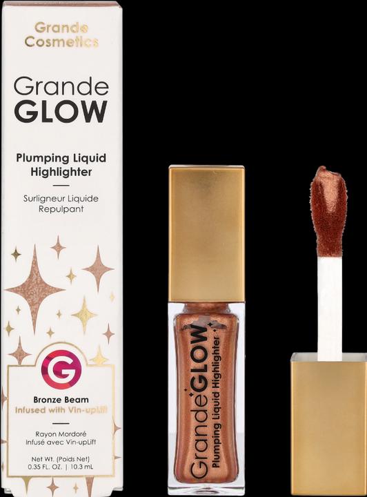 Actual product image Canale Grande GrandeGLOW Plumping Liquid Highlighter (Bronze Beam, Highlighter)