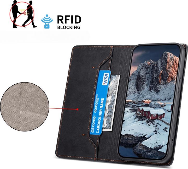 Produktbild Cover-Discount Galaxy A56 5G - Flip Case mit RFID Blocker (Samsung Galaxy A56)