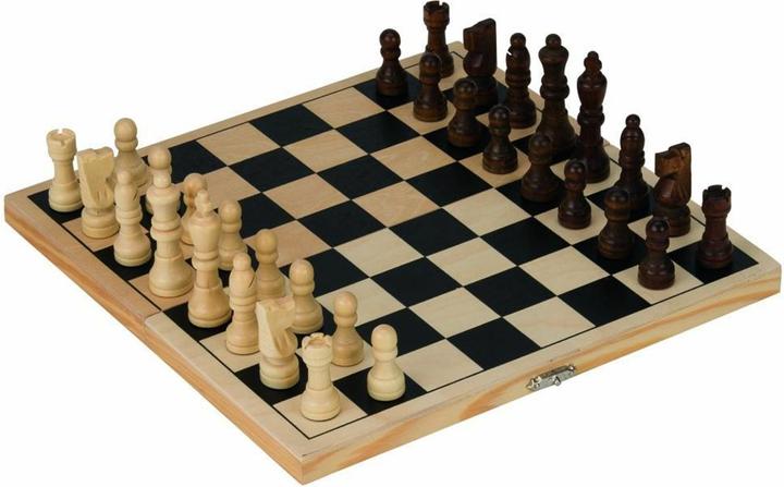 Goki Chess set in wooden hinged case