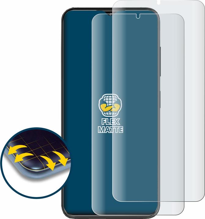 Produktbild BROTECT Fullscreen Schutzfolie Displayschutz Folie Matt Entspiegelungsfolie (2 Stück, ZTE Blade V50)