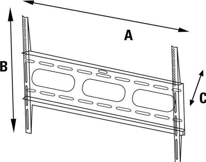 Actual product image Hama Fix (Wall, 90", 75 kg)