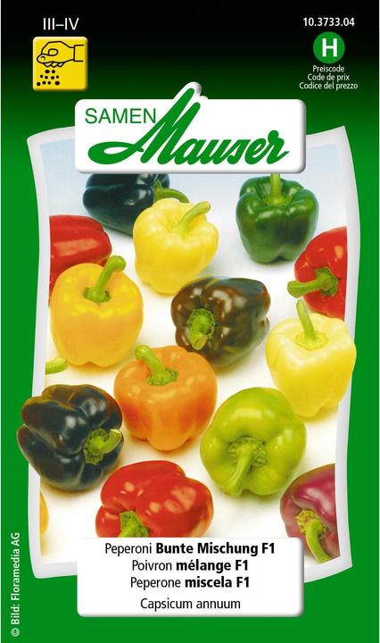 Samen Mauser Pepperoni Mélange coloré (Graines de légumes)
