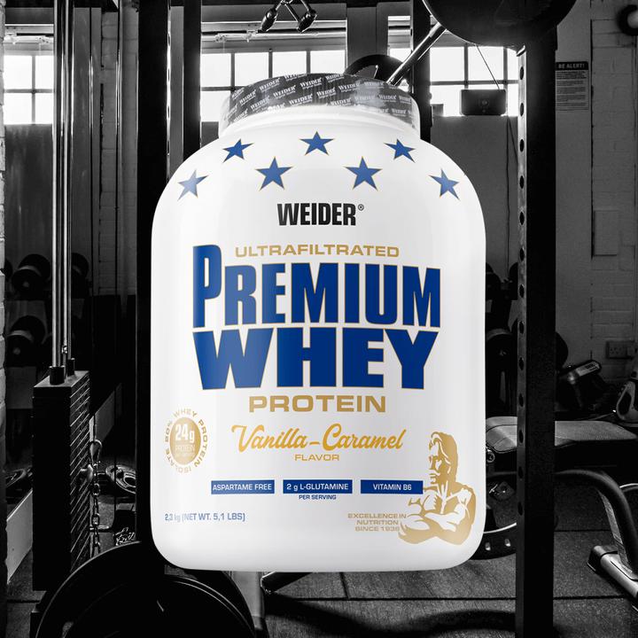 Immagine prodotto Weider Proteine del siero di latte premium (Caramel, Vaniglia, 1 pz., 2300 g)