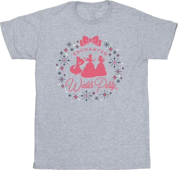 Actual product image Disney Mens Princess Winter Party T-Shirt (L)