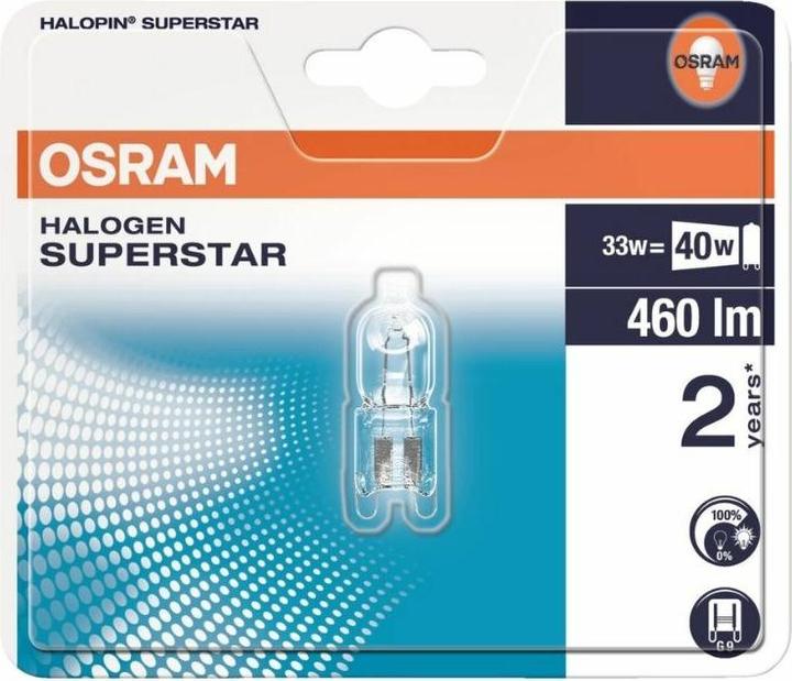 Actual product image Osram ECO Halopin G9 (G9, 35 W, 460 lm, 1 x, G)