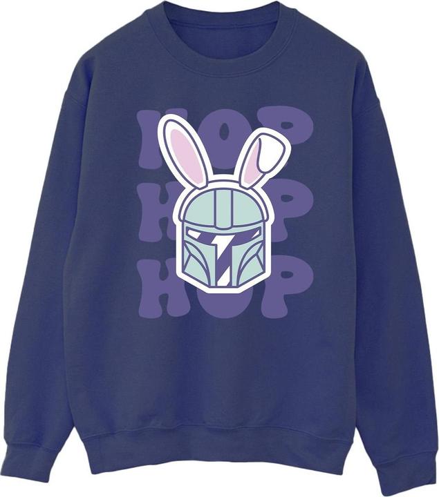 Actual product image Star Wars Mens The Mandalorian Hop Into Easter Sweatshirt (XXL)
