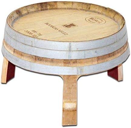 Actual product image Temesso Small table made from half a wine barrel (56 x 56 x 40 cm)