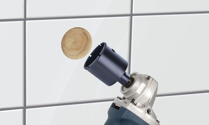 Immagine prodotto wolfcraft Sega a tazza diamantata per piastrelle in ceramica da 20 mm (20 millimetri)
