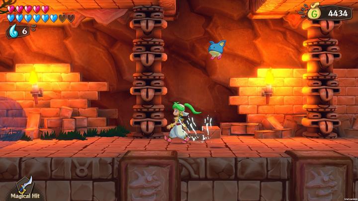 Produktbild ININ Games Wonder Boy: Asha in Monster World (Switch, Switch Lite, Switch OLED, DE)