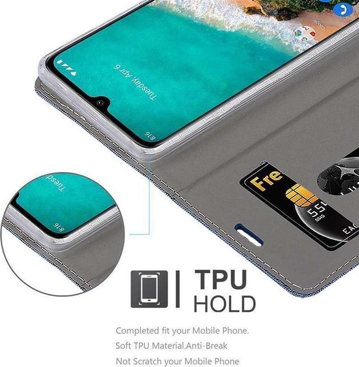 Produktbild Cadorabo Book Jeans Optik Cover (Xiaomi Mi CC9)
