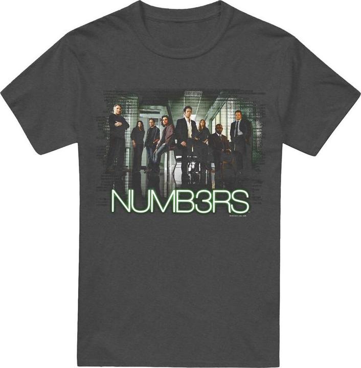 Actual product image Numb3rs Unisex Adult Cast T-Shirt (L)
