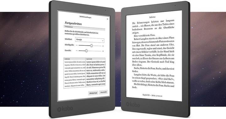 Actual product image Kobo Aura 2nd Edition (6", 4 GB, Black)