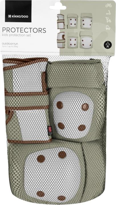 Actual product image Kikkaboo Children's protective equipment (XS, Knee pad, Elbow protectors, Wrist protectors, 6 pieces)
