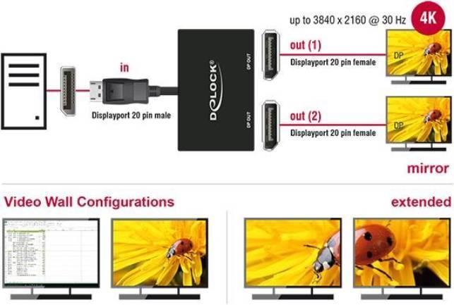 Actual product image Delock DP to (DP, 30 cm)
