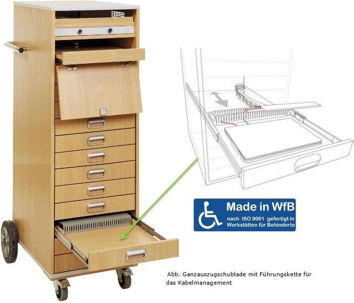 Produktbild ALSO EduCenter Cart 13 Notebooks Notebookwagen / Schuko-Ausführung