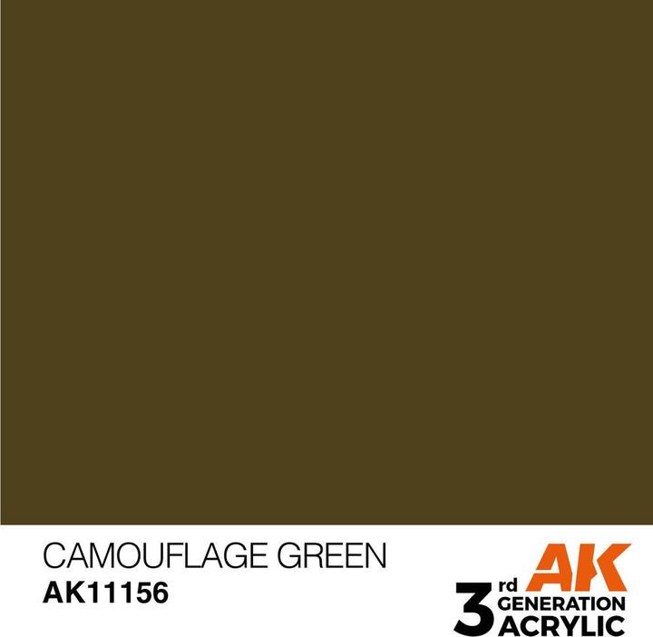 Image du produit AK Interactive Pot de Peinture - Camouflage Green (17 ml) (Vert camouflage, 17 ml)