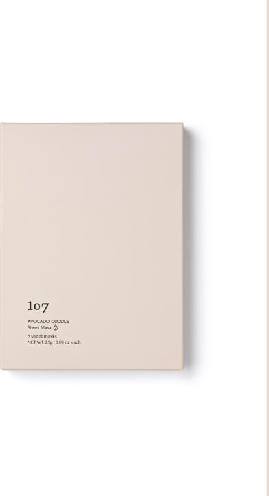 107 Beauty Avocado cuddle sheet mask
