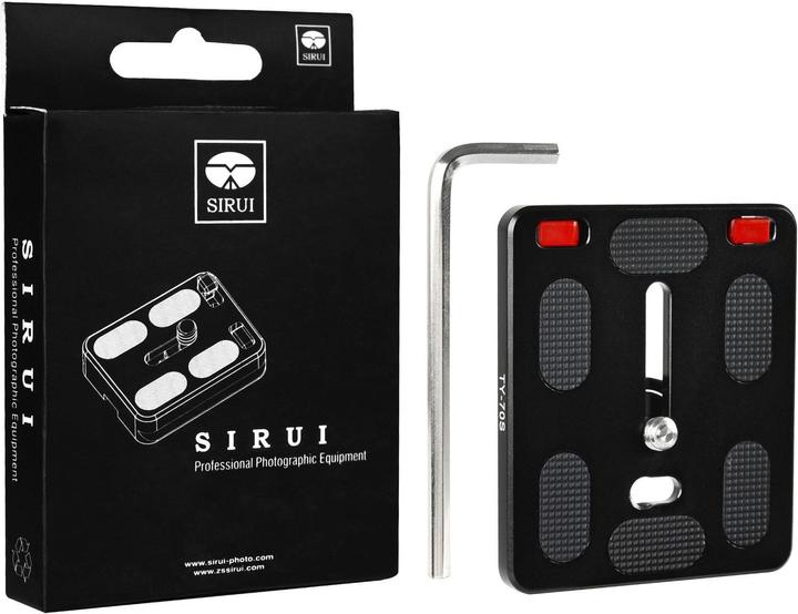 Actual product image Sirui TY-70-2 quick release plate (Tripod quick-release plate)