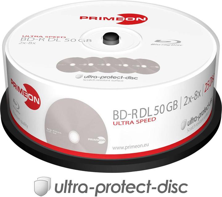 Actual product image Primeon BD-R DL 50 GB (25 x)