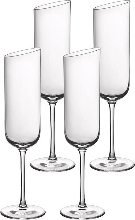 Actual product image Villeroy & Boch Champagne Goblet, Set of 4 NewMoon (18 cl, 4 Glasses, Champagne glasses)