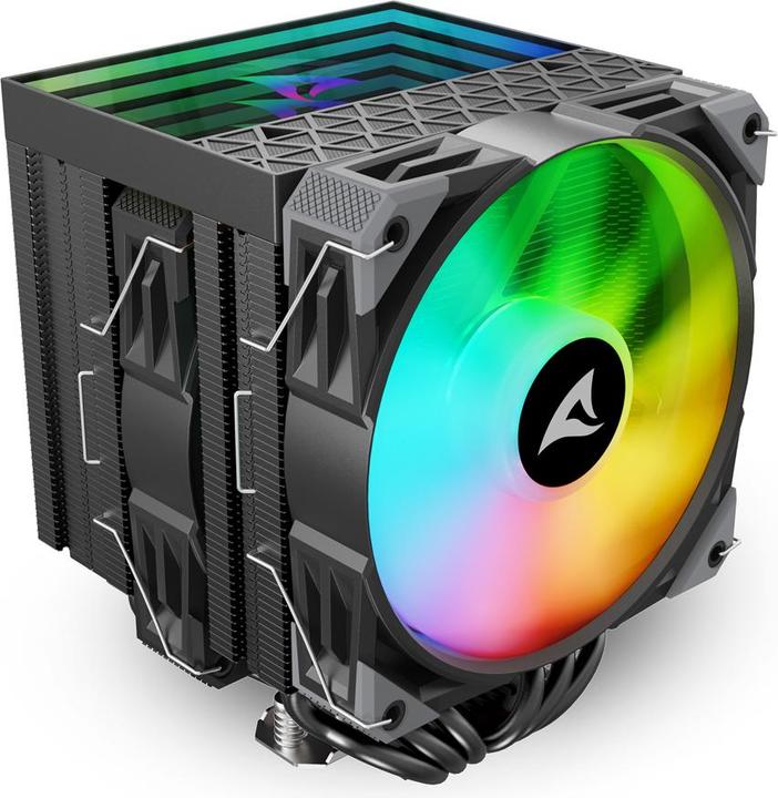 Immagine prodotto Sharkoon Cooler ad aria A60 RGB Black (159 mm)