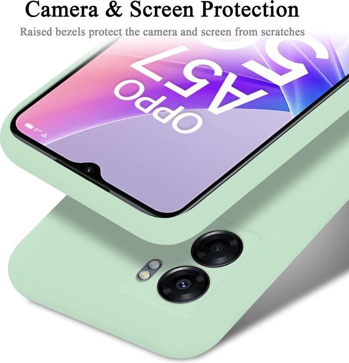 Immagine prodotto Cadorabo Custodia in silicone liquido TPU per Oppo A57 5G / A77 5G / Realme V23 (Realme V23 5G, Oppo A57 5G, Oppo A77 5G)