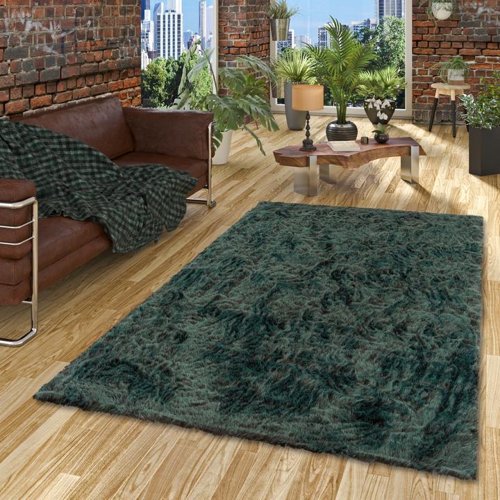 Immagine prodotto Pergamon Tappeto di pelliccia super morbido di lusso Aspen Melted (140 x 180 cm)