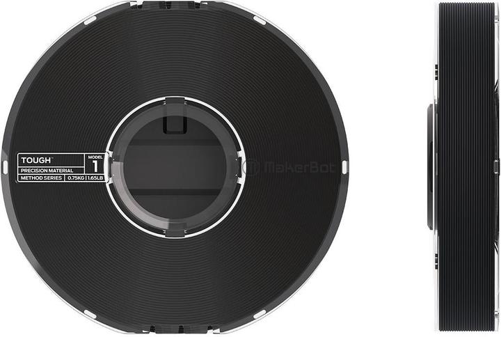 Image du produit Makerbot Tough Precision, onyxblack, 0.75kg (PLA, 1.75 mm, 750 g, Noir)