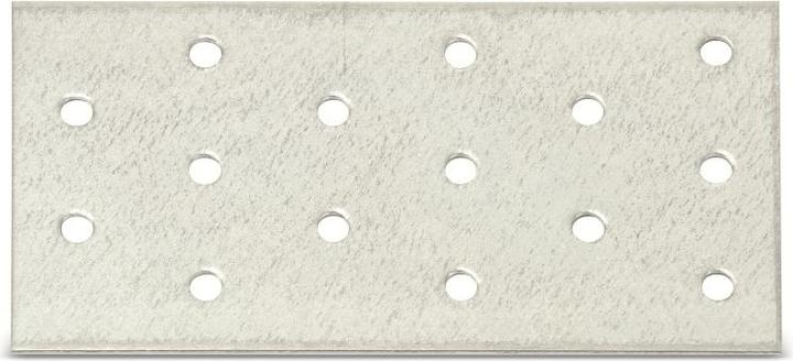 Produktbild Masterproof Lochplatten-Verbinder, 120x60x2mm,, Stahl, verzinkt (Lochplatte, 1 Stk.)