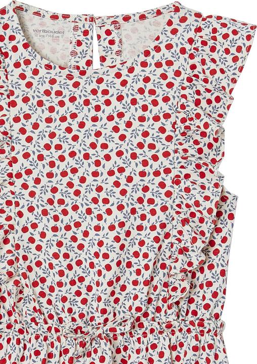 Image du produit Vertbaudet Bedrucktes Mädchen Jerseykleid mit Volantärmeln (158)