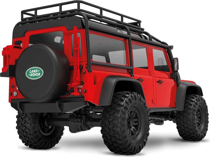 Immagine prodotto Traxxas TRX-4M LR Defender Electric Crawler 4WD 1:18 RTR Rosso (RTR pronto all'uso)