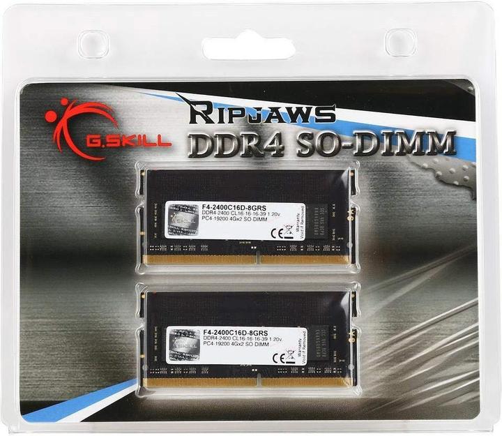Image du produit G.Skill Ripjaws (2 x 4GB, 2400 MHz, RAM DDR4, SO-DIMM)