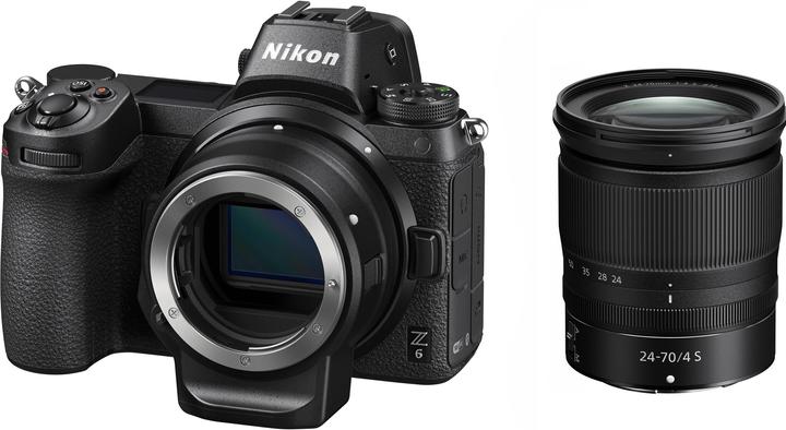 Nikon Z 6 Kit 24-70mm + FTZ lens adapter (24 - 70 mm, 24.50 Mpx, Full frame)