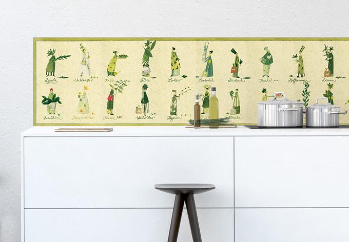 Image du produit Trenddeko Leffler - Herbes aromatiques (50 x 120 cm)