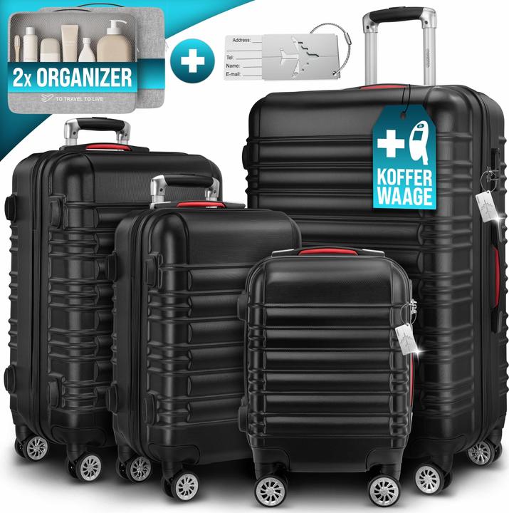 Immagine prodotto Monzana Custodia rigida con set di 4 accessori (M (50 - 90l))