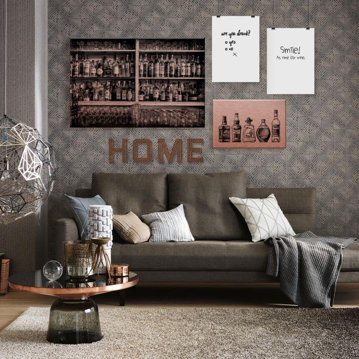 Immagine prodotto Trenddeko Effetto rame - 5 bottiglie di divertimento (60 x 40 cm)