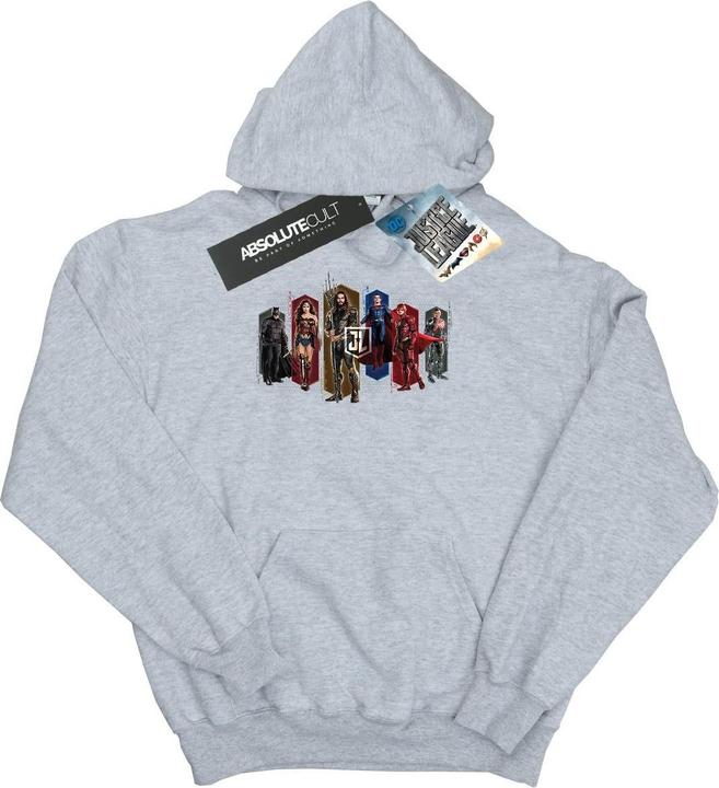 Justice League Movie Team Hexagons Kapuzenpullover