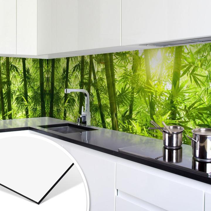 Produktbild Trenddeko Sonnenschein im Bambuswald (60 x 120 cm)