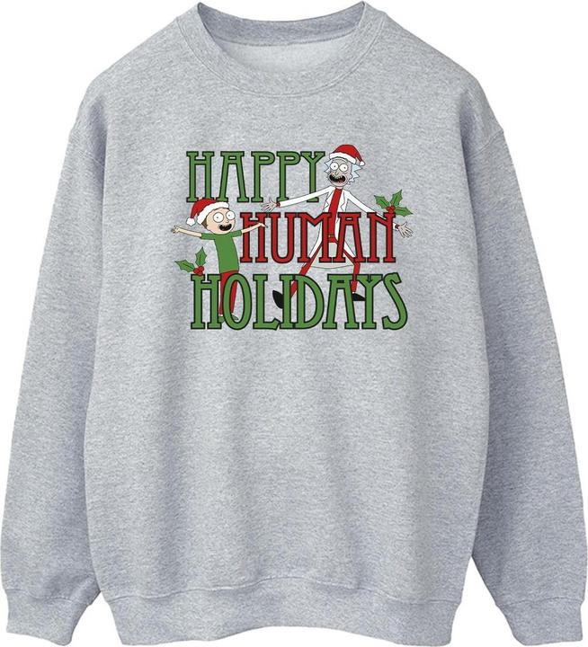 Produktbild Rick And Morty Happy Human Holidays Sweatshirt (L)