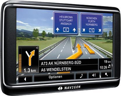 Image du produit Navigon 70 Premium, Bluetooth, TMC, Cartes Europe