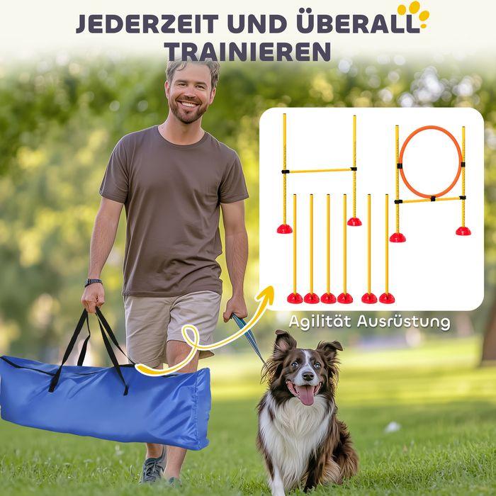 Immagine prodotto Swisshandel24 Agility Set Hunde 3-teiliges befüllbar Agility-Ausrüstung für Hundetraining (Destrezza)