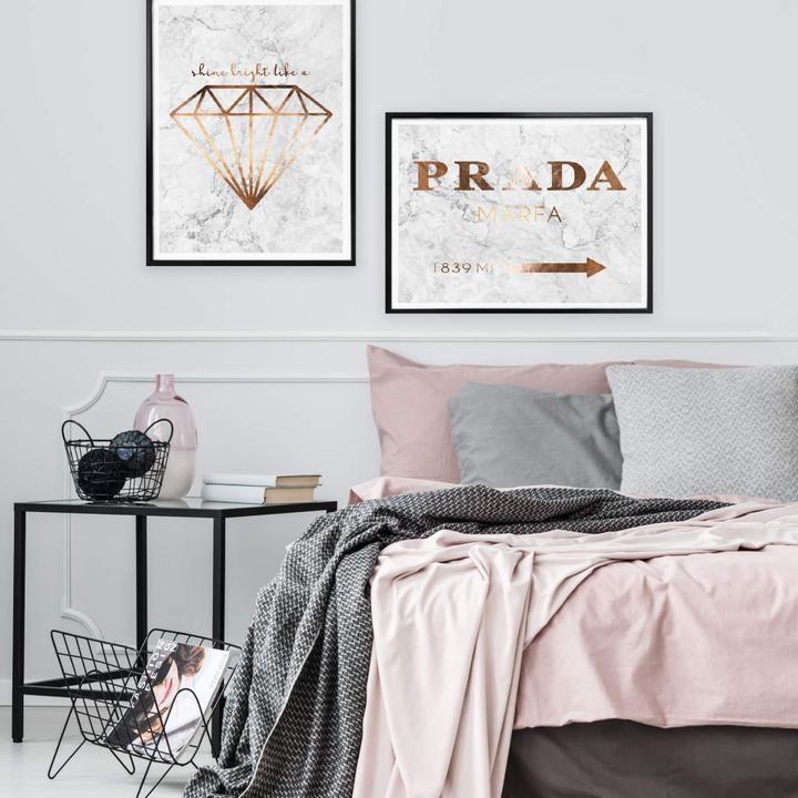 Actual product image Trenddeko Copper look - Prada Marfa (60 x 50 cm)